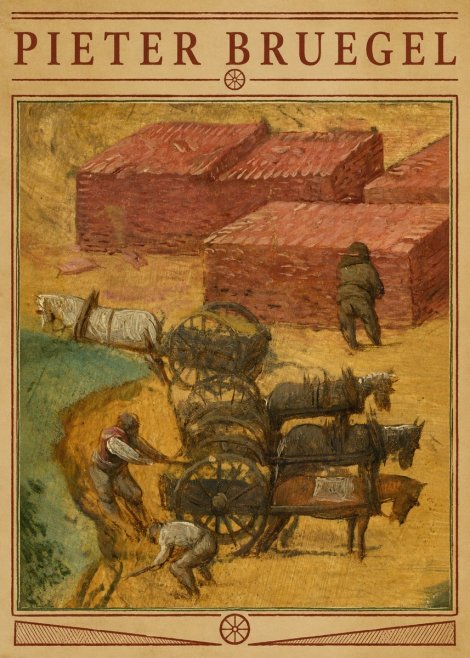 Pieter Bruegel The Brickmakers No3 - Plakat