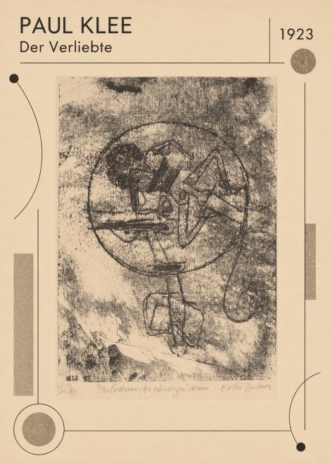 Paul Klee Der Verliebte III No1 - Plakat