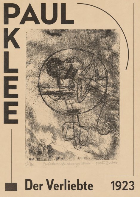Paul Klee Der Verliebte III No5 - Plakat