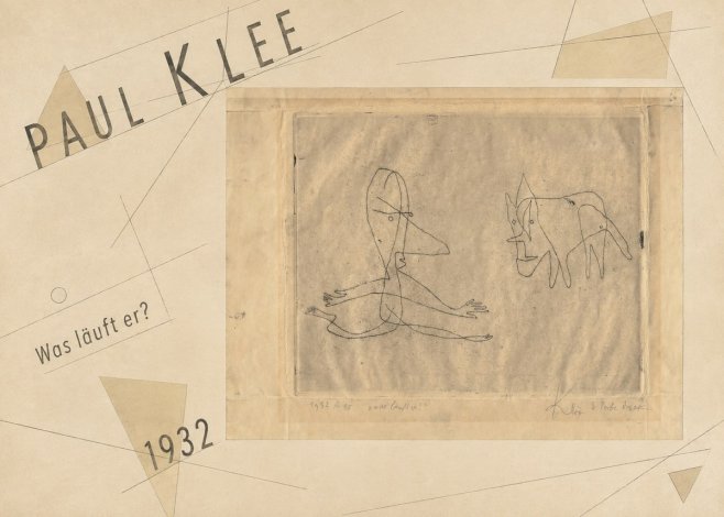 Paul Klee Was Läuft Er? No5 - Plakat