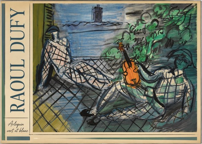 Raoul Dufy Arlequin Vert Et Blanc No2 - Plakat