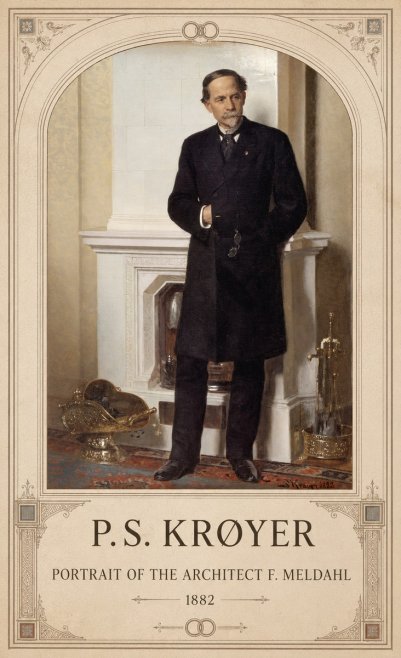 P.S. Krøyer Portrait of the Architect F. Meldalh No5 - Plakat