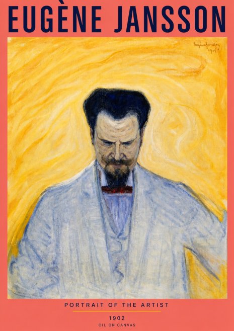 Eugène Jansson Portrait of the Artist II No3 - Plakat