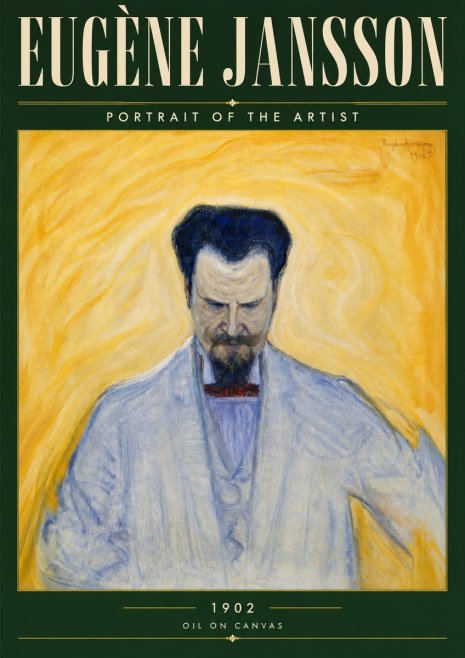 Eugène Jansson Portrait of the Artist II No5 - Plakat