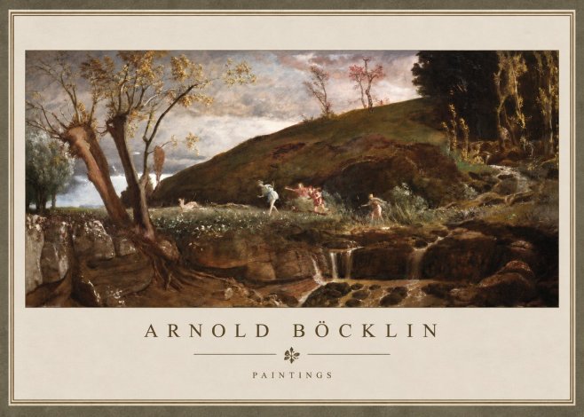 Arnold Böcklin Nymphs and Satyr No3 - Plakat