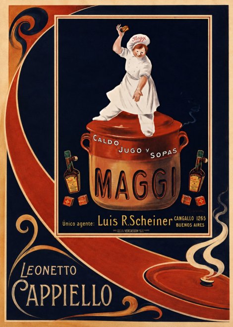 Leonetto Cappiello Maggi No3 - Plakat