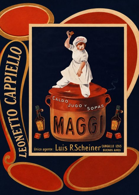 Leonetto Cappiello Maggi No4 - Plakat