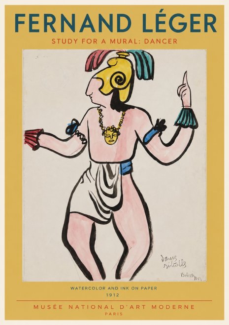 Fernand Léger Dans Rituelles No2 - Plakat