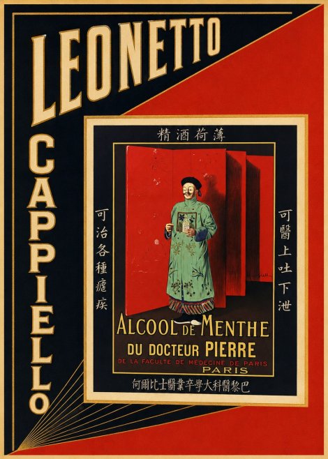 Leonetto Cappiello Alcool De Menthe Du Docteur Pierre No4 - Plakat