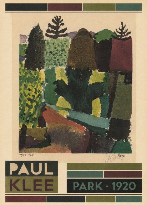 Paul Klee Park II No6 - Plakat