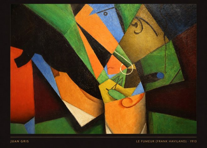 Juan Gris Le Fumeur (Frank Haviland) No6 - Plakat