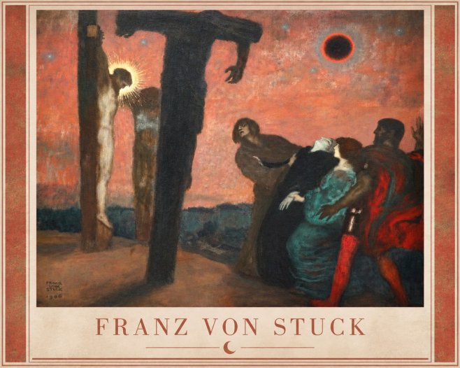 Franz von Stuck Crucifixion No2 - Plakat