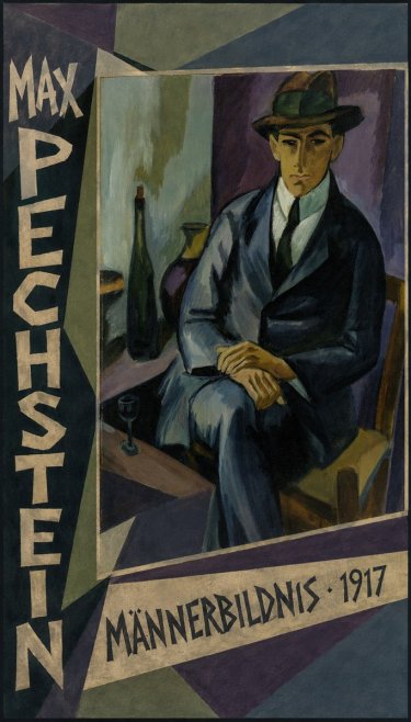 Max Pechstein Männerbildnis • 1917 No2 - Plakat