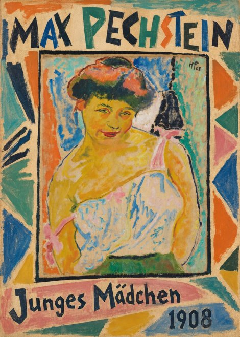 Max Pechstein Junges Mädchen No2 - Plakat