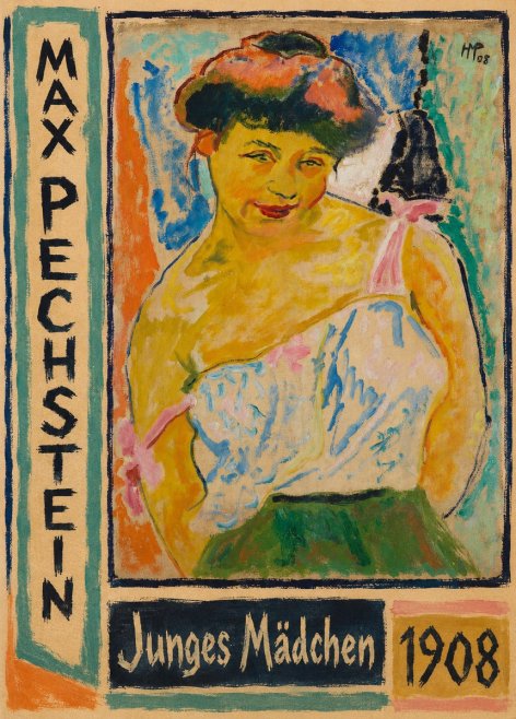Max Pechstein Junges Mädchen No3 - Plakat