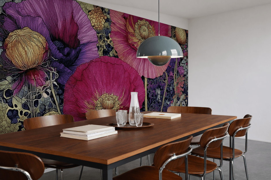 Silken Wildflower Tapestry