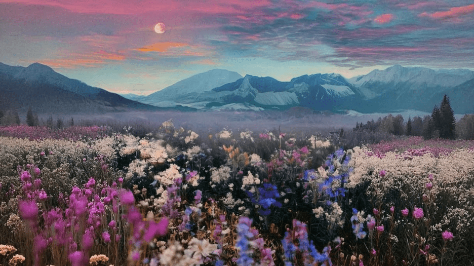 Twilight Meadowscape