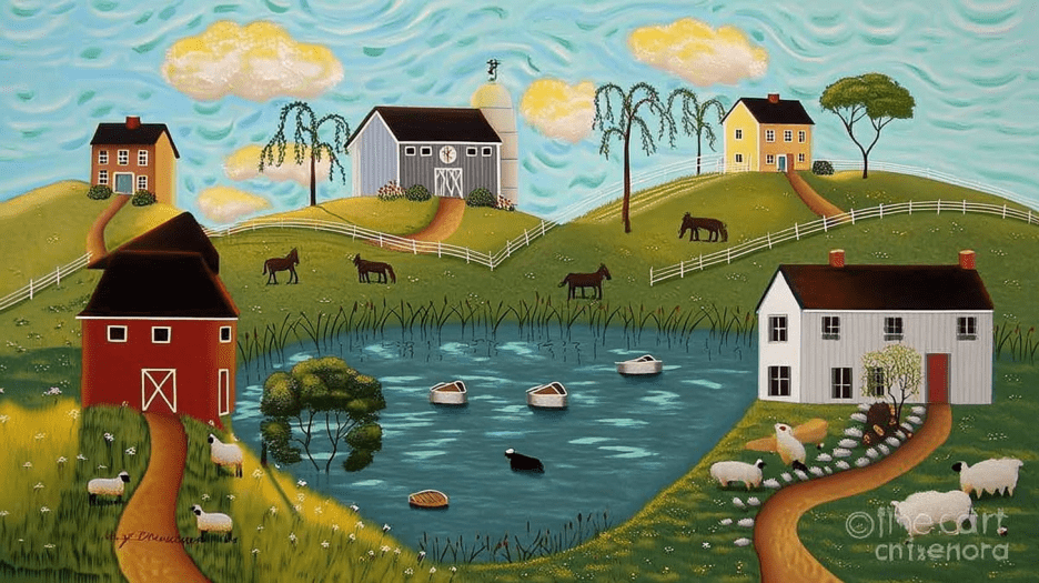 Pastoral Waterscape