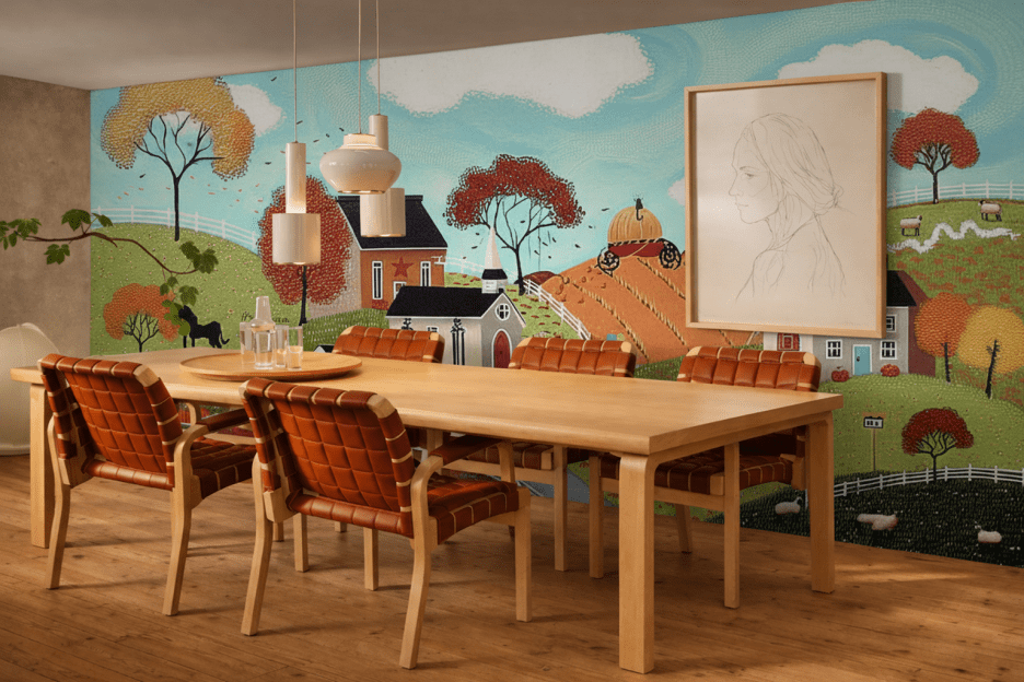 Autumnal Pastoral Scene