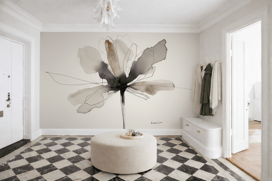 Ink Blossom Ivory