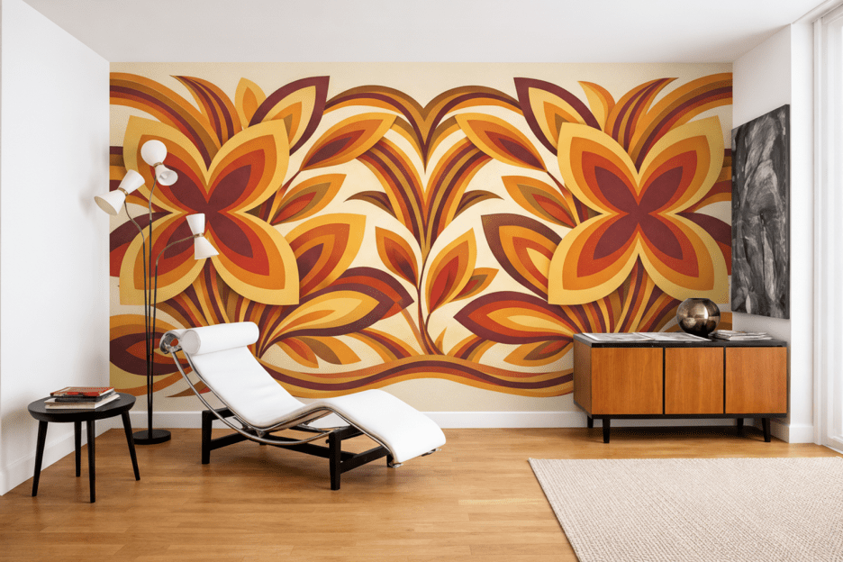 Ink Blossom Tapestry