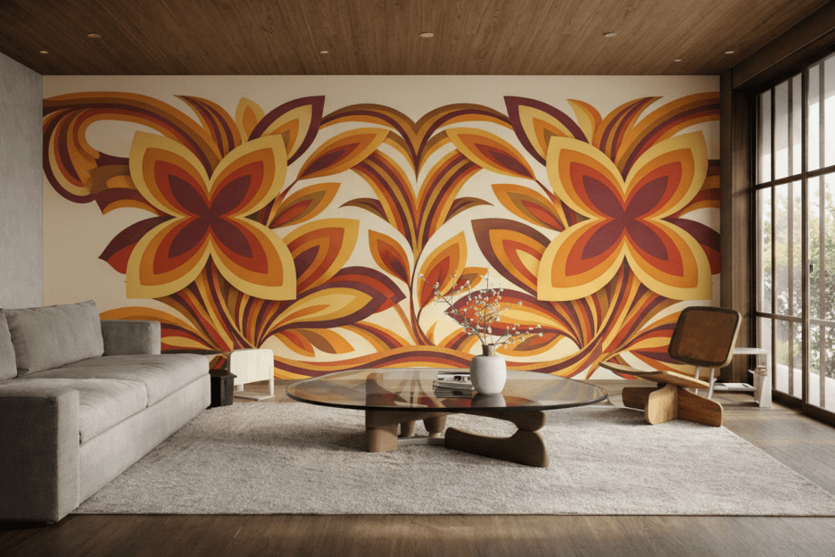 Ink Blossom Tapestry