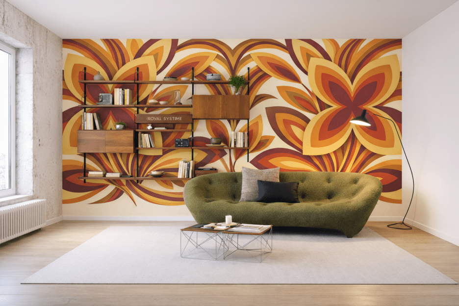 Ink Blossom Tapestry