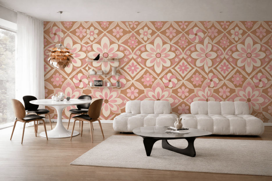 Retro Floral Quilt