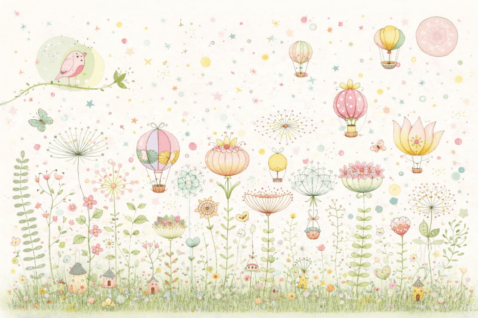 Whimsical Airship Garden