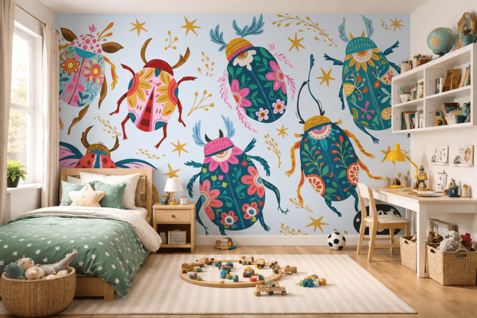 Jewel Beetle Mosaic