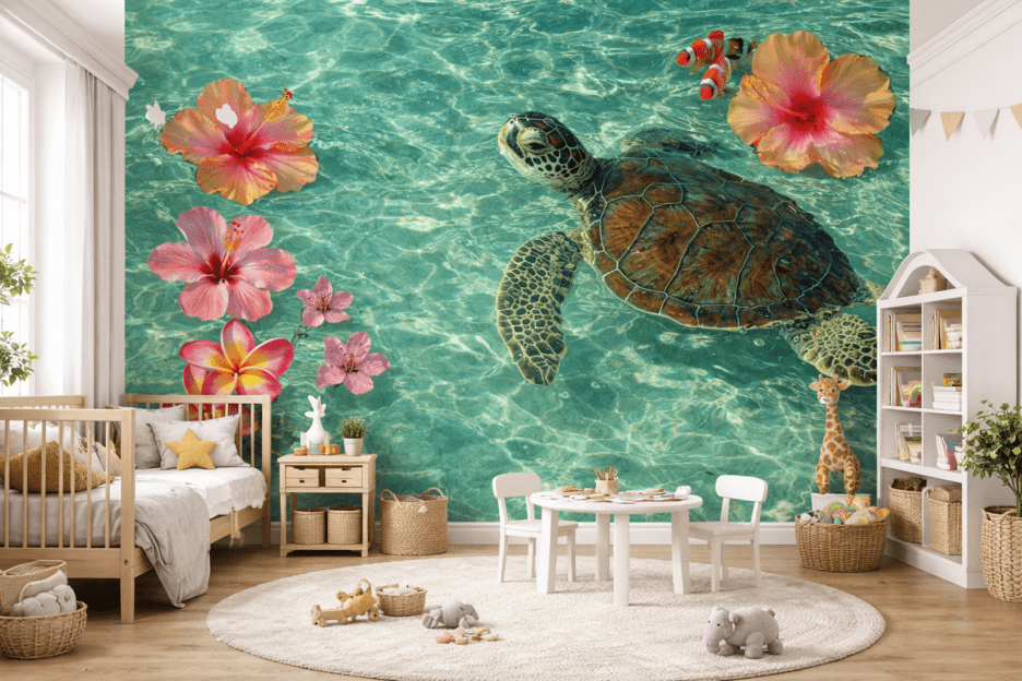 Ocean Floral Mosaic