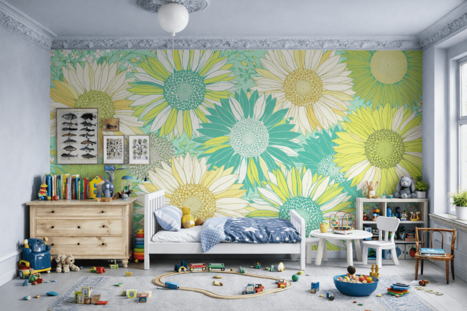 Sunlit Floral Tapestry