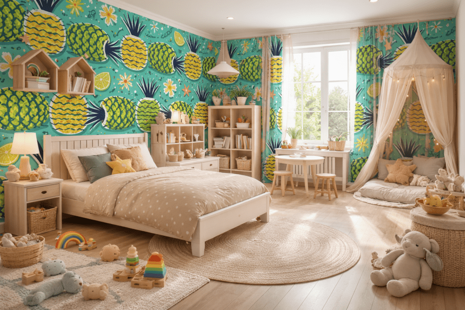 Tropical Pineapple Dreamscape