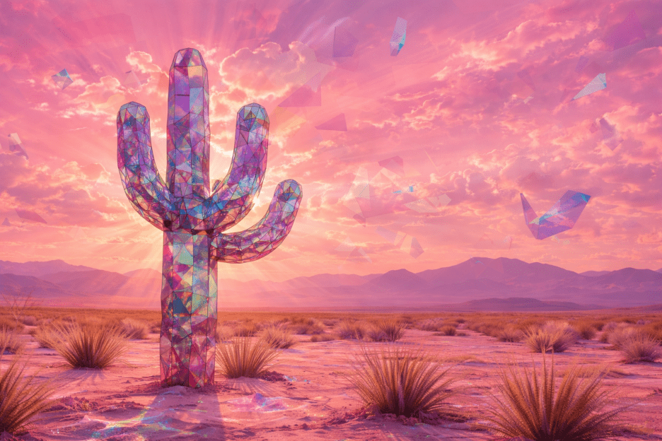 Prismatic Cactus Mirage