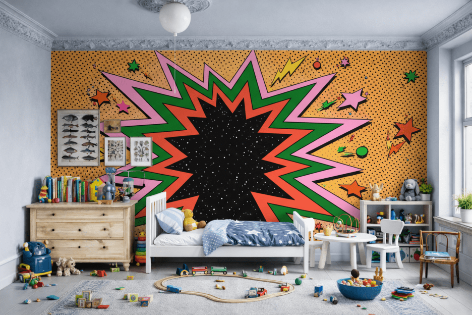 Cosmic Burst Mural