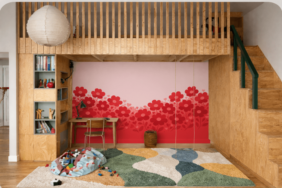 Petal Mural Cascade