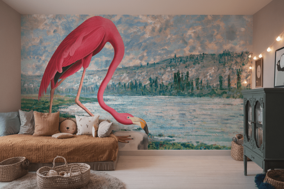 Crimson Waterbird