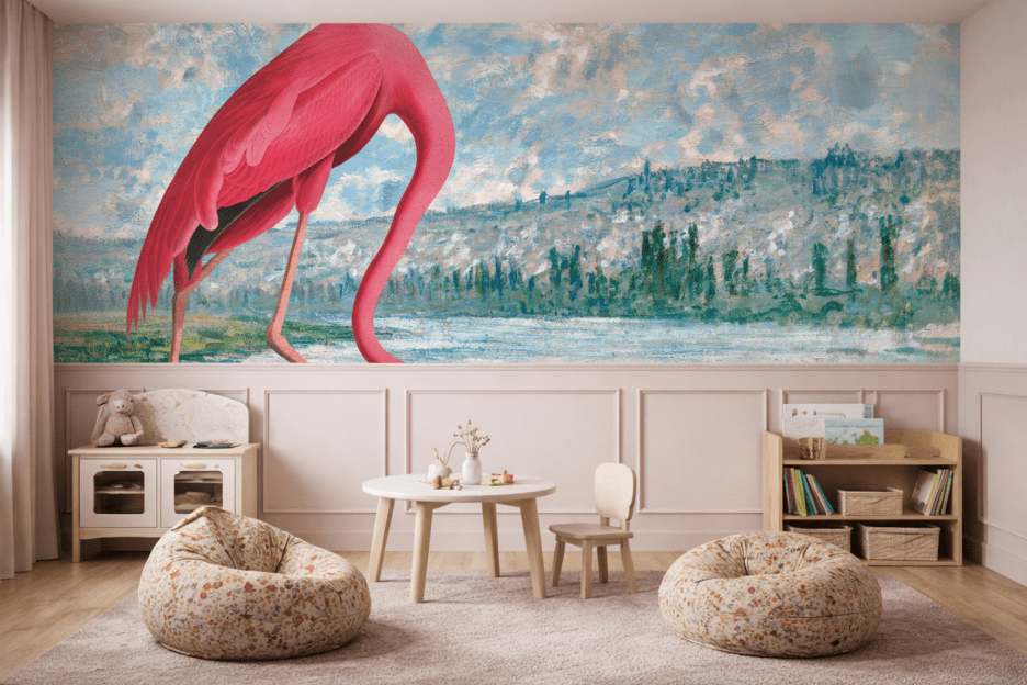 Crimson Waterbird