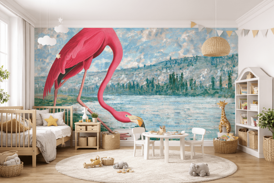 Crimson Waterbird
