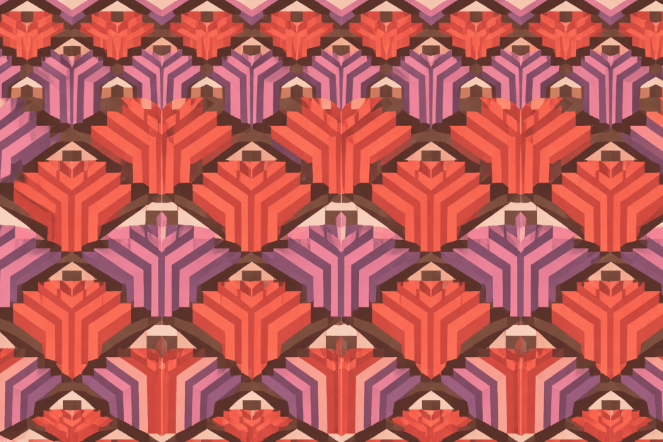 Crimson Petal Cascade