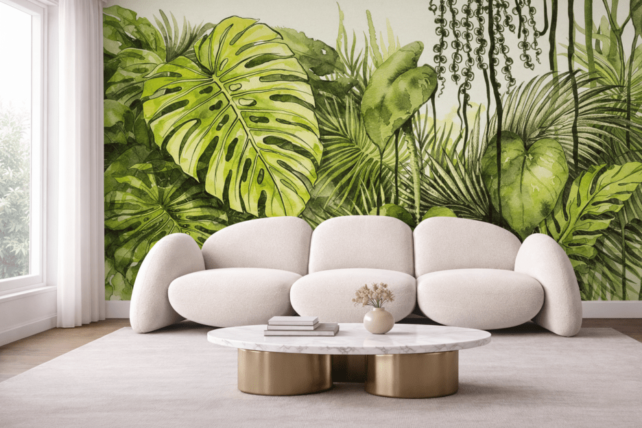 Verdant Porcelain Tangle