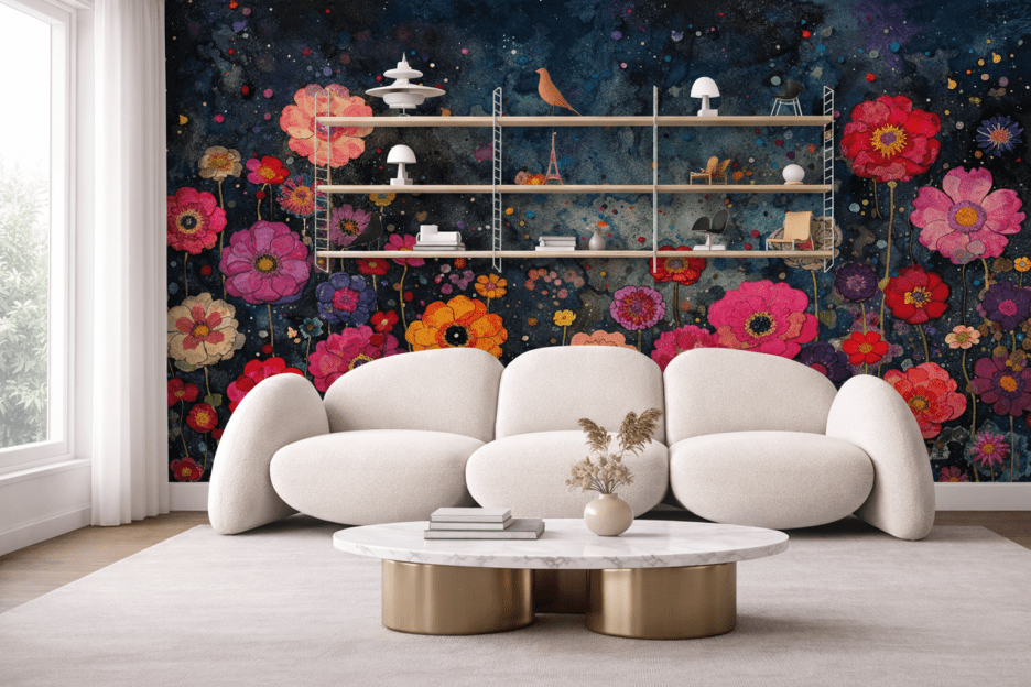 Radiant Petal Mosaic