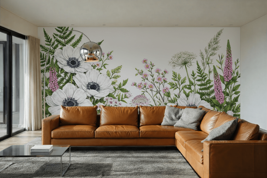 Silken Floral Mosaic