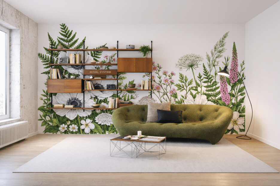 Silken Floral Mosaic