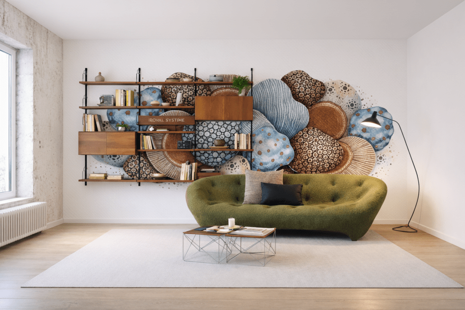 Cerulean Pebble Arrangement