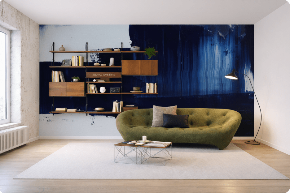 Dusky Watercolor Stroke