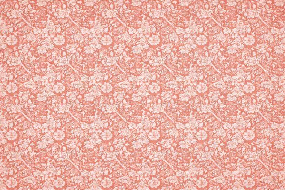 Coral Blossom Tapestry