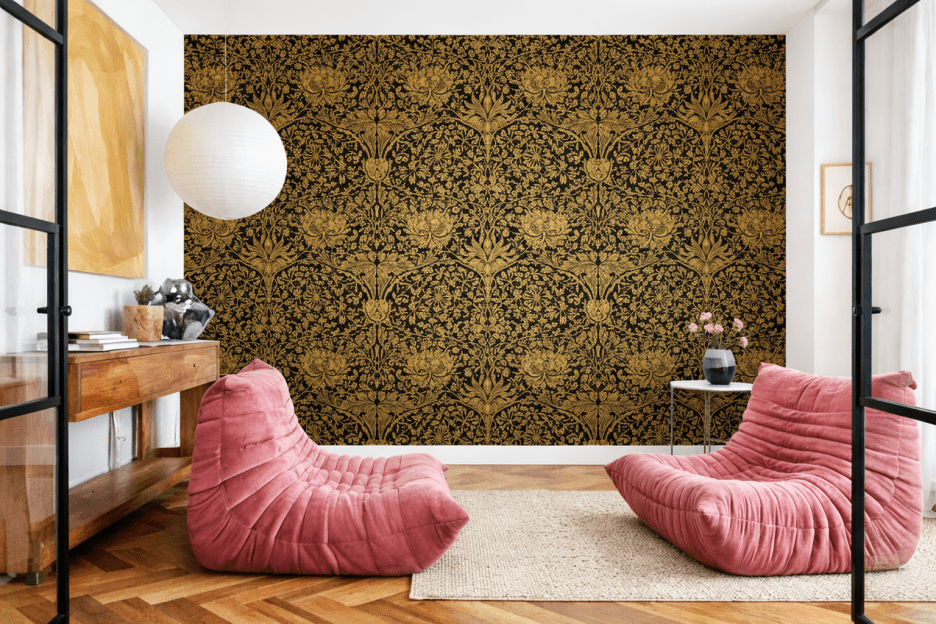 Golden Embroidery Pattern