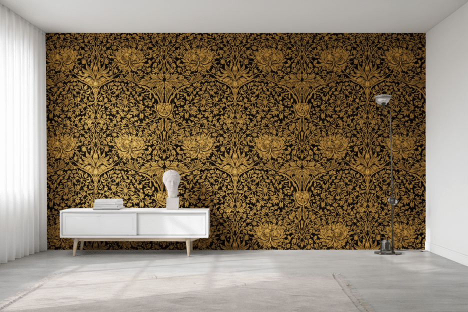 Golden Embroidery Pattern