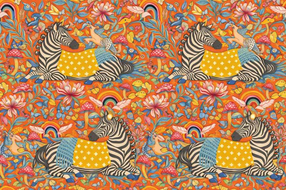 Whimsical Safari Tapestry